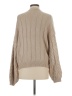 Fashion 100% Acrylic Chevron-herringbone Tan Pullover Sweater Size S - photo 2