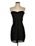 PrettyLittleThing 100% Polyester Black Cocktail Dress Size 4 - photo 1