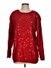 Jaclyn Smith Polka Dots Red Pullover Sweater Size S - photo 1