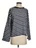 Madewell 100% Cotton Stripes Blue Pullover Sweater Size S - photo 1