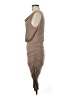Express Solid Tan Casual Dress Size M - photo 5