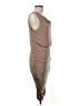 Express Solid Tan Casual Dress Size M - photo 4