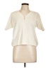 Assorted Brands Ivory Short Sleeve Top Size L - photo 1