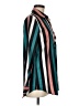 Unbranded Stripes Teal Long Sleeve Blouse Size M - photo 4