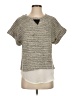 Sweewe 100% Polyester Gray Short Sleeve Top Size S - photo 1