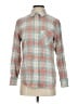 J.Crew 100% Cotton Plaid Green Long Sleeve Button-Down Shirt Size 4 - photo 1