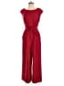 Calvin Klein Solid Red Jumpsuit Size 8 - photo 1