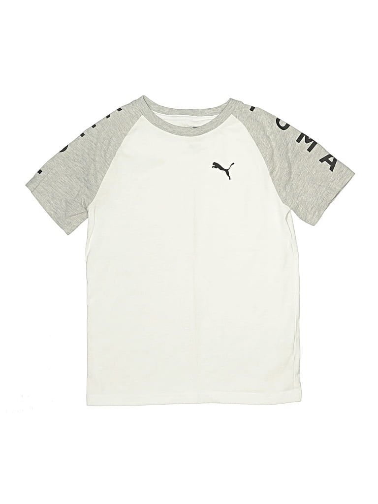 Pre-owned Puma Kids' Active T-shirt In White