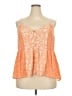 Torrid Orange Sleeveless Blouse Size 2X Plus (2) - photo 2