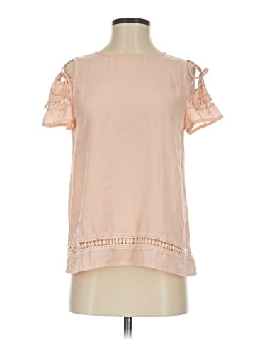 Harlowe & Graham Short Sleeve Blouse (view 1)