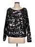 Rachel Zoe 100% Polyester Black Long Sleeve Blouse Size 10 - photo 1