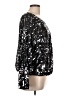 Rachel Zoe 100% Polyester Black Long Sleeve Blouse Size 10 - photo 4