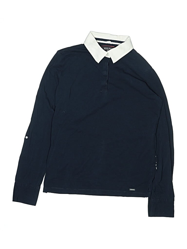 Pre-owned Woolrich Kids' Long Sleeve Top Blue Tops