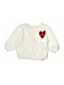 Amazon Essentials Hearts Ivory Sweatshirt 9-12 MO / 12 MO - photo 1