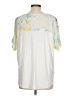 The Limited 100% Polyester Yellow Short Sleeve Blouse Size L - photo 2