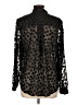 Jennifer Lopez 100% Polyester Black Long Sleeve Blouse Size L - photo 2