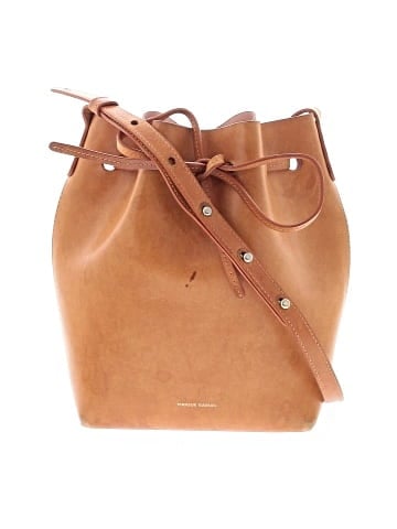 Mansur Gavriel Leather Bucket Bag (view 1)