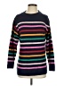 Talbots Stripes Purple Pullover Sweater Size S - photo 1