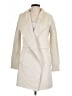 Caren Forbes 100% Polyester Ivory Coat Size L - photo 1