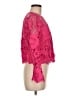 Milly 100% Polyester Pink Long Sleeve Blouse Size M - photo 4