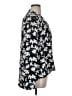 Ann Taylor 100% Polyester Floral Black Long Sleeve Blouse Size XL - photo 4