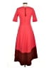Boden Color Block Red Casual Dress Size 6R - photo 2