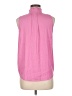 Ann Taylor LOFT 100% Polyester Pink Sleeveless Blouse Size M - photo 2