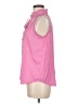 Ann Taylor LOFT 100% Polyester Pink Sleeveless Blouse Size M - photo 5