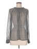 The Limited 100% Polyester Gray Long Sleeve Blouse Size M - photo 1