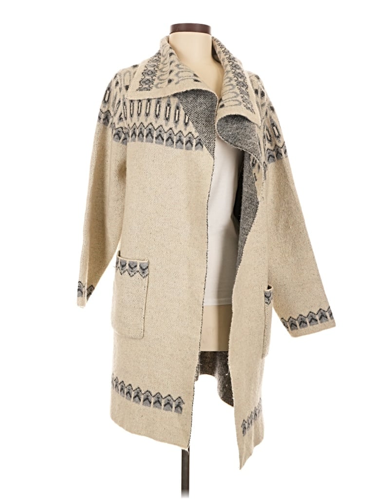 Pre-owned Max Studio Poncho In Brown