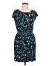 Apt. 9 Print Blue Casual Dress Size M (petite) - photo 1