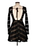 Sage Chevron-herringbone Black Cocktail Dress Size L - photo 2