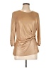 Tommy Hilfiger Metallic Gold 3/4 Sleeve Top Size L - photo 1