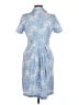 Foxcroft Graphic Blue Casual Dress Size 8 - photo 2