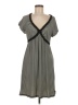 Max Studio Stripes Gray Casual Dress Size M - photo 1