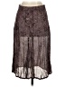 WindiRiver 100% Rayon Paisley Gray Casual Skirt Size S - photo 2