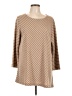 Caroline Rose Tan 3/4 Sleeve Top Size L - photo 1