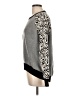 Intermix Chevron-herringbone Gray Pullover Sweater Size L - photo 5