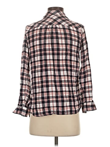 Isabel Maternity Long Sleeve Button-Down Shirt (view 2)
