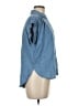 Ann Taylor LOFT Blue Sleeveless Button-Down Shirt Size M (petite) - photo 4