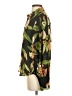 Runaway 100% Polyester Floral Green Long Sleeve Blouse Size XS - photo 5