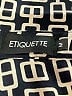Etiquette 100% Polyester Black Long Sleeve Blouse Size M - photo 6