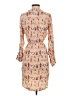 Left Coast by Dolan Print Tan Casual Dress Size XS - photo 2