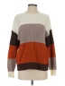 Shein Color Block Brown Pullover Sweater Size S - photo 1