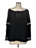Assorted Brands Black 3/4 Sleeve Blouse Size L (estimated) - photo 1
