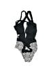 Unbranded Animal Print Black One Piece Swimsuit Size XL - photo 2