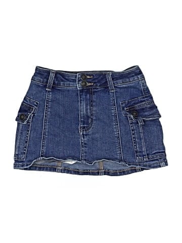 Katie J NYC Denim Skirt (view 1)