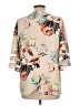 Unbranded 100% Polyester Tan 3/4 Sleeve Blouse Size L - photo 2