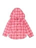 Old Navy 100% Polyester Checkered-gingham Pink Coat Size 5T - photo 1