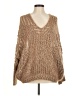 Sisters Metallic Brown Pullover Sweater Size M - photo 1